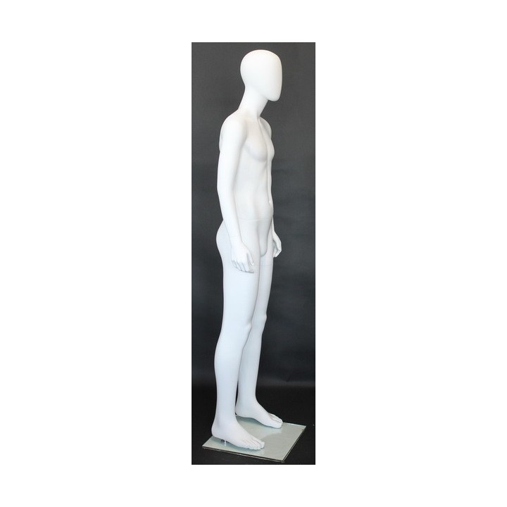 CB20E-WT 5'7" Small Male Mannequin - Antique & Racecar Uniform Display Mannequin