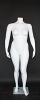 PLUS SIZE Headless Female Mannequin Matte White PLUS-1