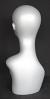 Female Mannequin Head Silver Finish MH1ST-2