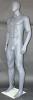 6 ft 4 in Male Abstract head, athletic body Mannequin, Matte Grey SFM52E-GREY