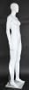 5 ft 11 in female abstract head Mannequin, Matte white SFW51E-WTN