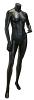 Matte Black Headless Female Manequin Sport Body style STB-3FHB