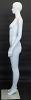 6 ft Female Mannequin Matte White Sculptured Hair Feature Face SFW10-WT