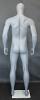 6 ft 2 in Male Abstract head, athletic body Mannequin, Matte Grey SFM53E-GREY