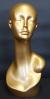 18.5 in Golden Color Female Mannequin Head MH1-GD