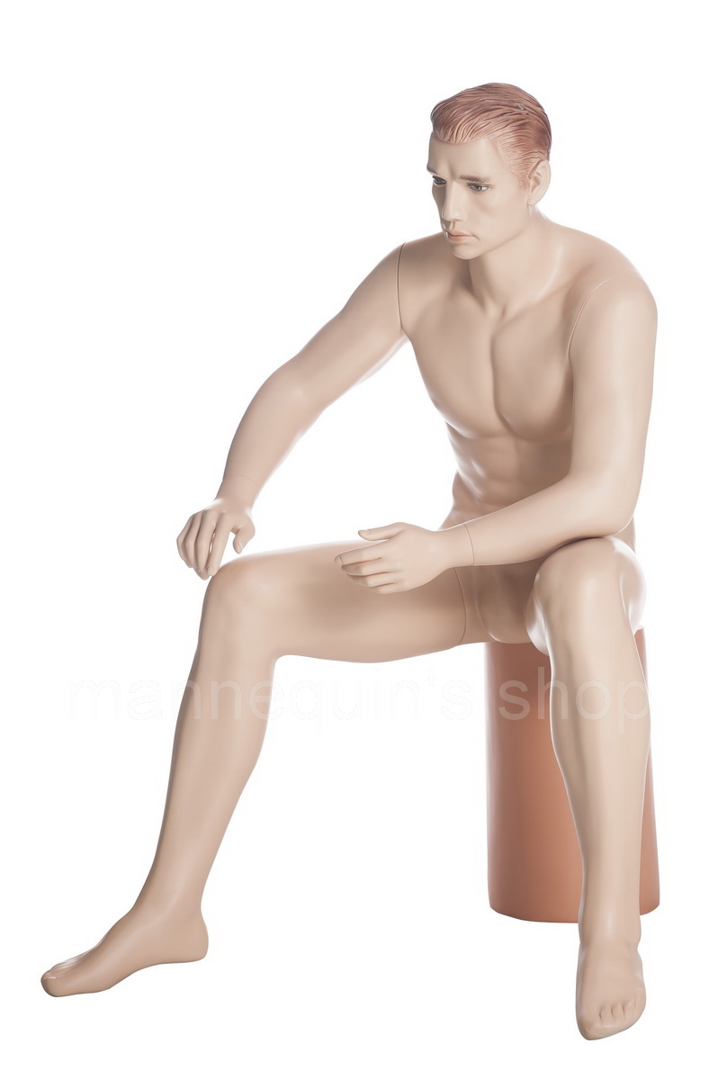 S/M size SFM73FT NEW 5 ft 11 in Male Mannequin flesh tone with face make up 