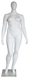 6 ft 1 in PLUS SIZE Female Mannequin Skintone Finish Face Make up  PLUS6-FT 